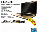 Notebook Intel®Core™ i3-350 Inforce